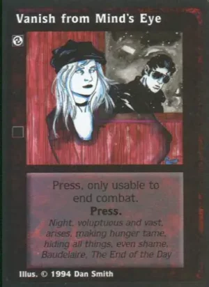 Vanish from Mind's Eye