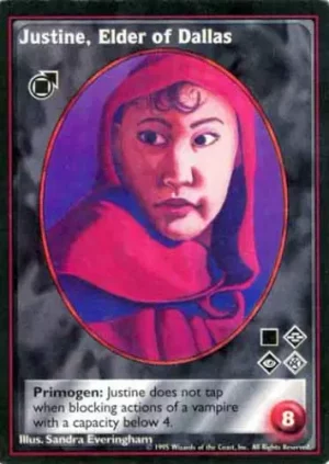 Justine, Elder of Dallas (G1) 1V