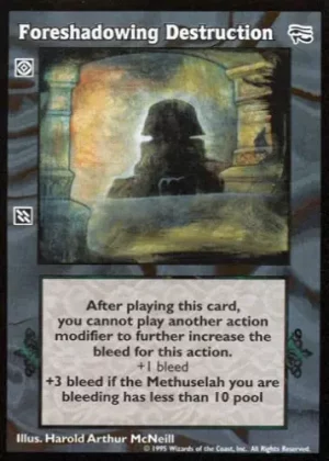 Foreshadowing Destruction