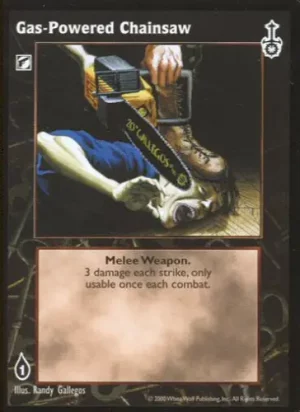 Gas-Powered Chainsaw