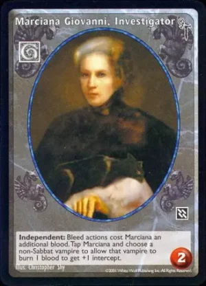 Marciana Giovanni, Investigator (G2)