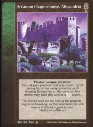 Arcanum Chapterhouse, Alexandria