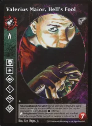 Valerius Maior, Hell's Fool ADV (G4)