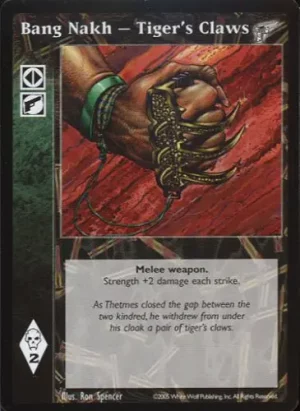 Bang Nakh ̶ Tiger's Claws