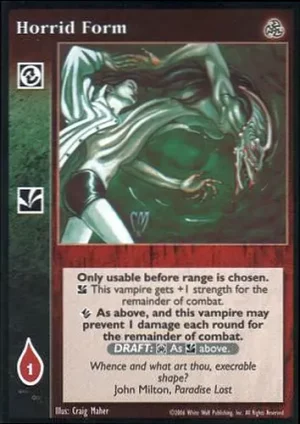 Horrid Form ***with DRAFT text