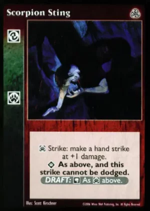 Scorpion Sting ***with DRAFT text