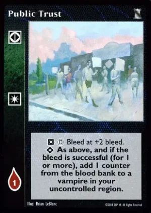 Public Trust ***NO DRAFT TEXT