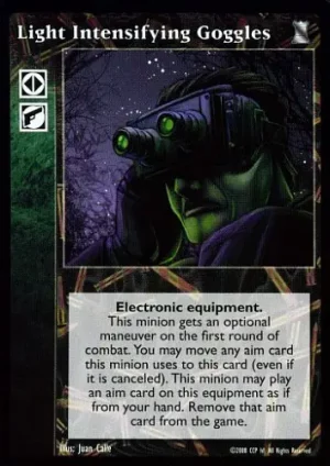 Light Intensifying Goggles