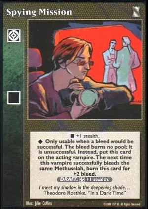 Spying Mission ***WITH DRAFT TEXT