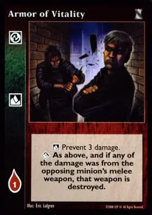 Armor of Vitality ***NO DRAFT TEXT