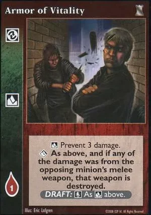 Armor of Vitality ***WITH DRAFT TEXT