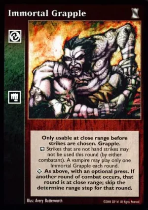Immortal Grapple ***NO DRAFT TEXT
