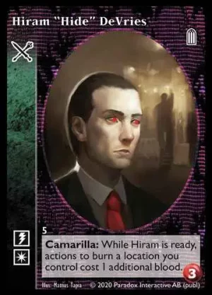 Hiram "Hide" DeVries (G5)
