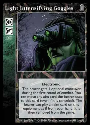 Light Intensifying Goggles