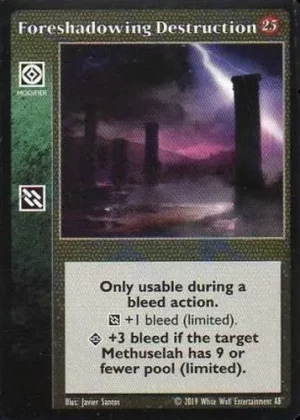 Foreshadowing Destruction