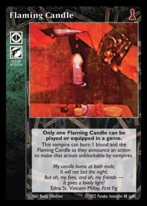 Flaming Candle