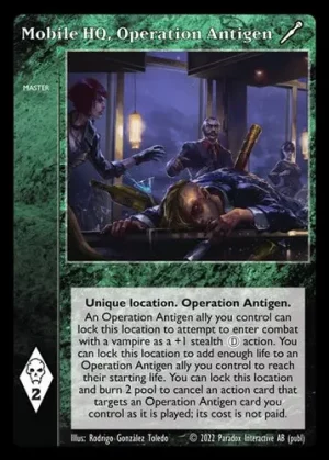 Mobile HQ, Operation Antigen