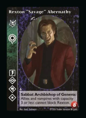Rexton "Savage" Abernathy (G6) 2V (2026)