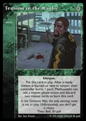 Tension in the Ranks