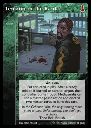 Tension in the Ranks