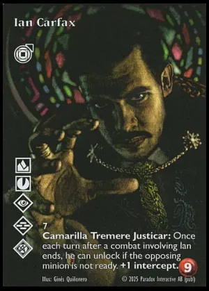 Ian Carfax (G7) 3V **FULL ART (2025)