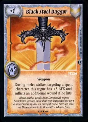 Black Steel Dagger