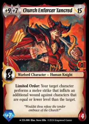Church Enforcer Tancred