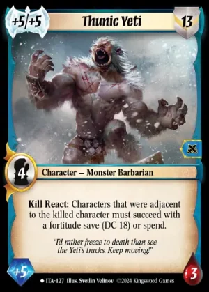 Thunic Yeti
