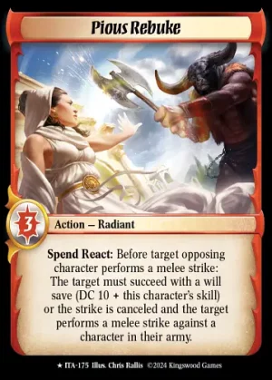 Pious Rebuke