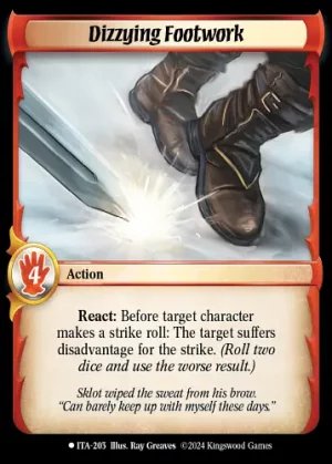 Dizzying Footwork