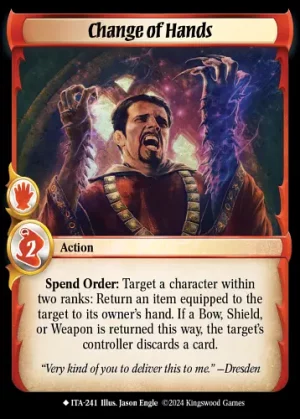 Change of Hands