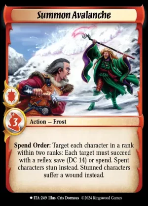 Summon Avalanche
