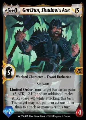 Gorthos, Shadow's Axe ***EXTENDED ART