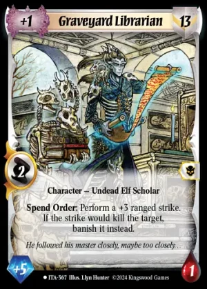 Graveyard Librarian ***EXTENDED ART