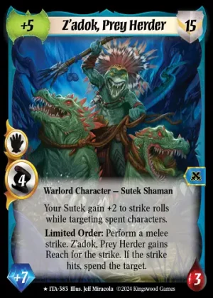Z'adok, Prey Herder ***EXTENDED ART