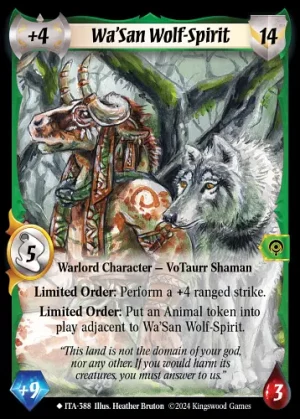 Wa'San Wolf-Spirit ***EXTENDED ART