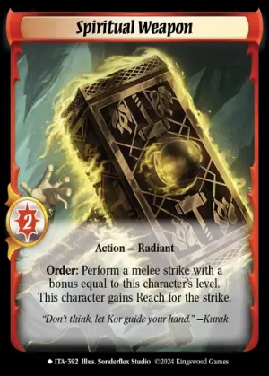 Spiritual Weapon ***EXTENDED ART