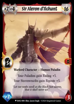 Sir Aleron d'Ilchant ***EXTENDED ART