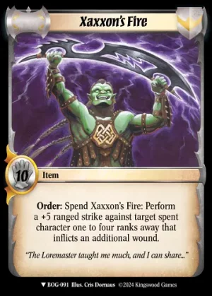 Xaxxon's Fire